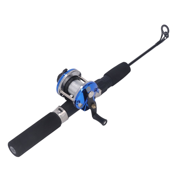 50cm Isfiske Spöset Carbonfiber Spö med Rulle Krokar Sked Förvaringslåda för Vinter Utomhus