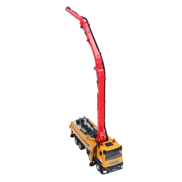 1:32 Scale Alloy Concrete Pump Truck High Simulation Improve Coordination Construction Vehicle Model