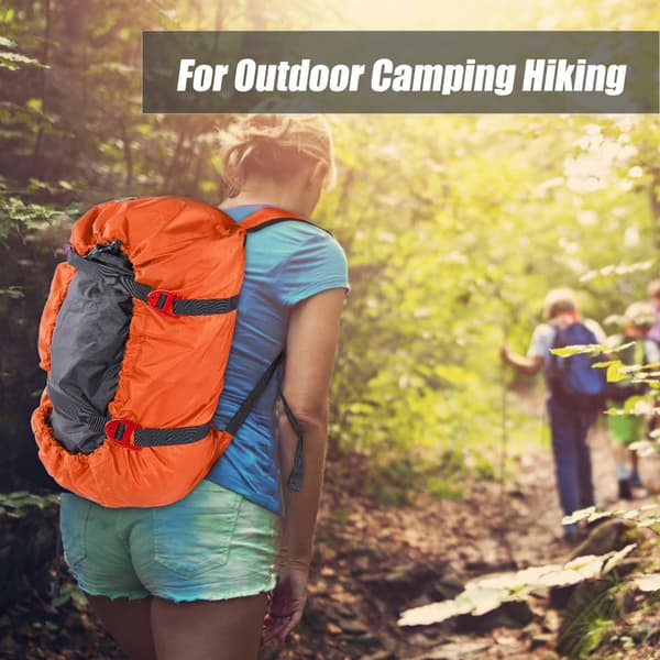 Klätterrep Väska Kit Vikbar Axelrem för Utomhus Camping Vandring (Orange)
