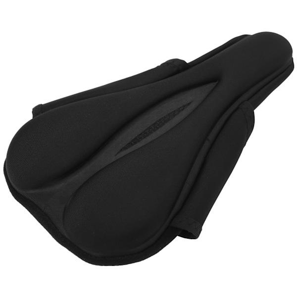 Polkupyörän satulanpäällinen Sieni Silikoni Pyörä AntiSlip Hollow Satula Pehmustettu Tyyny Musta(S)