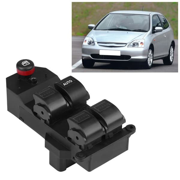 RHD højre førersæde Power Master Window Switch til Civic 20012005 35760S9AG042