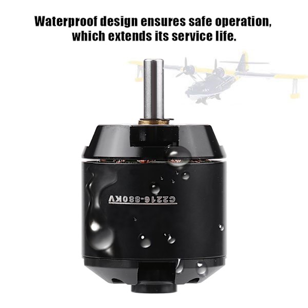 Surpasshobby C2836 880KV Motor til RC Fjernstyring til Flyvemaskiner med Faste Vinger