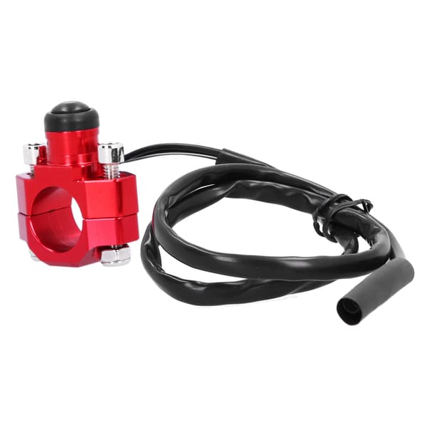 Motor Stop Start Kill Switch med monteringsplade Universal til motorcykel ATV 7/8in styr