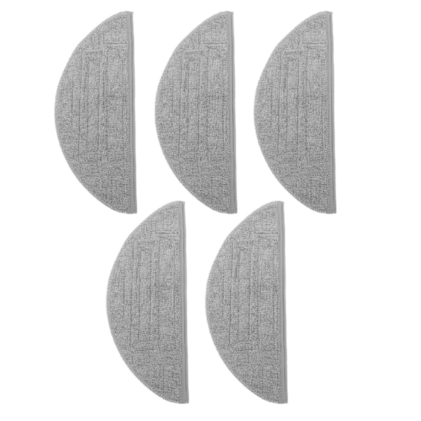 5 stk utskiftbare moppputer Mikrofibermoppduk for Roborock S8 Pro Ultra robotstøvsuger