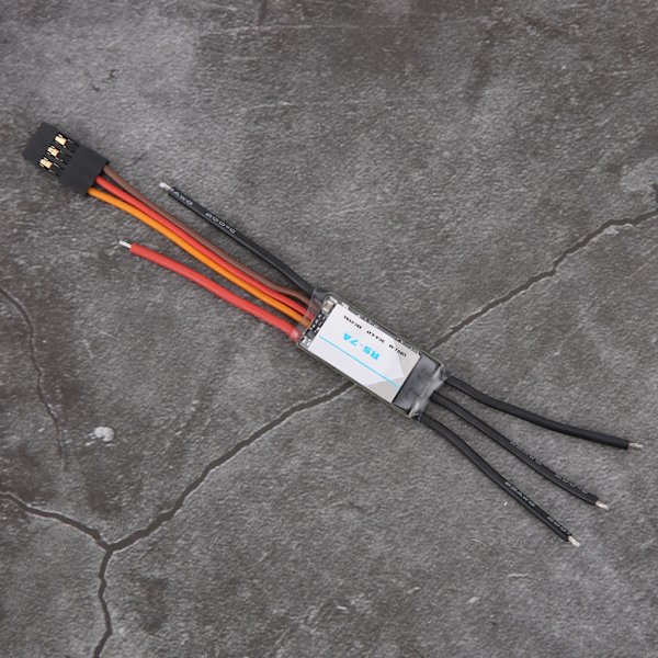 7A ESC Elektronisk Hastighedsregulator 1-2S med BEC RC-Tilbehør til Flyvemaskiner med Faste Vinger