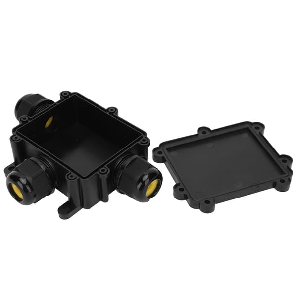 Waterproof Junction Box 3-Way Outdoor Electrical Cable Connector Case IP68 TB730