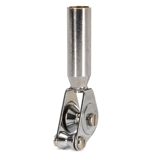 Toppøye rullguide til fiskestang rustfritt stål 5-8 mm Sølv Silver 8mm