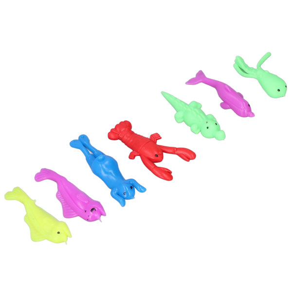 40 stk Finger Slingshot Trykkavlastning Havsdyr Gummi Slingshot Flygende Spøk Slingshot for Barn Voksne