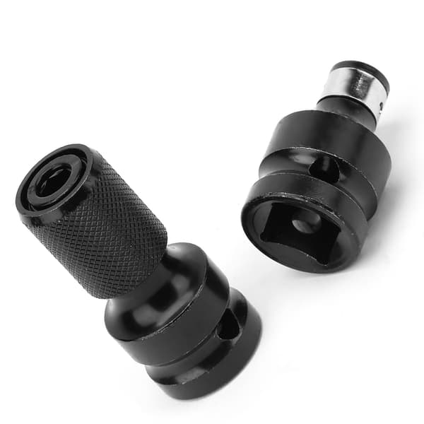 Teleskopisk Adapter 2-pak 1/2 tomme til 1/4 tomme Hex Skaft til Elektrisk Nøgle