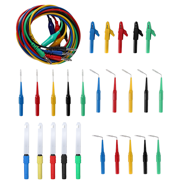 JT8036‑2 Teststikkabel Sæt Multimeter Testledning Multifunktionel Teststik Vandafvisende Testsonde