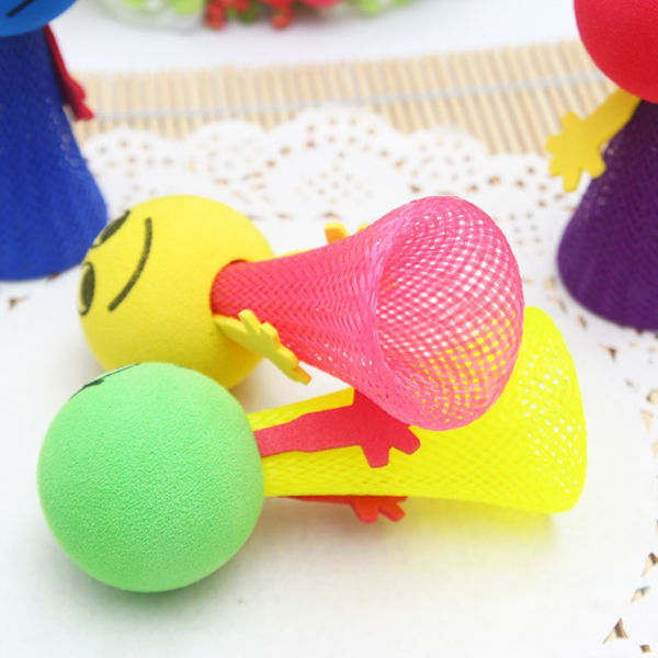 Hyppivä Hyppivä Elf Toys Emoticon Hyppy Palloja Leikkikalut Hauska Spring Doll Palloja Lasten Leikki Dekompressio Vent Leikkikalut