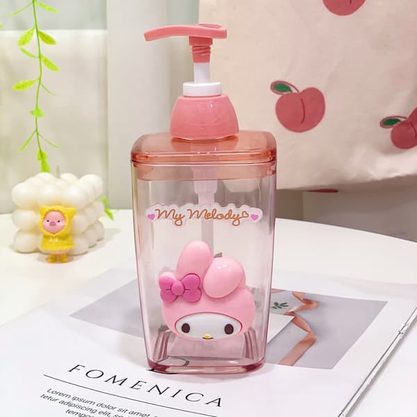 Transparent Plastic Bottle Cute Shape Lightweight Empty Conditioner for Shampoo Shower Gel Type1