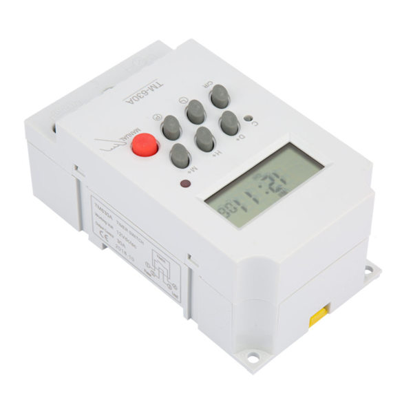 TM630A Mini LCD Digital Microcomputer Kontroll Ström Timer Switch (12V DC)