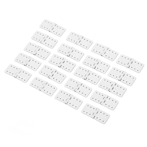 40 PCS RC Pinned Hinges Remote Control Aircraft Plastic Hinges Model Airplane Wing Parts S Size