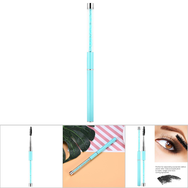 Ögonfrans Ögonbrynsborste Mascara Wands Applikator Spooler Ögonfransförlängning Ögonbrynskam Blå
