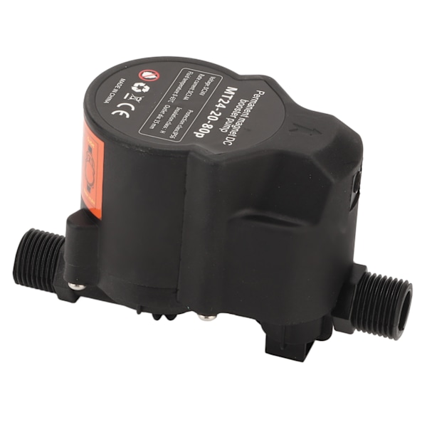 Vandtryk Boosterpumpe Fuldautomatisk Lavlyds Lille Bruser Booster Recirkulationspumpe DC 24V UK-stik 100‑240V