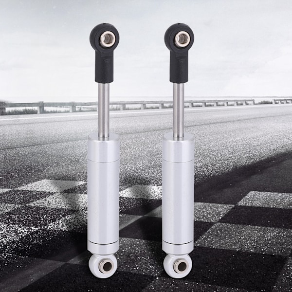 Aluminiumlegering intern fjäderstötdämpare tillbehör för Tamiya CC01 1/10 RC Carsilver