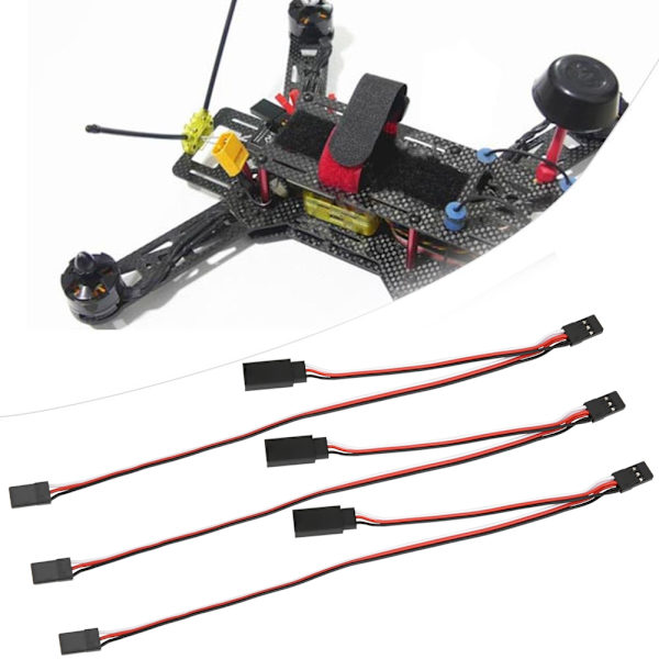 3st RC Car Helikopter Servo Receiver Förlängningssladd Trådkabel RC Tillbehör