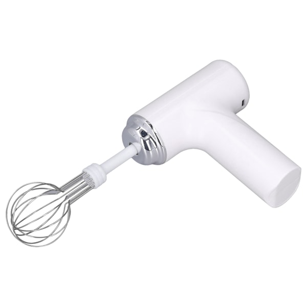 Elektrisk äggvisp Sladdlös handmixer Handhållen äggvisp för gräddsalladsdressing Vit