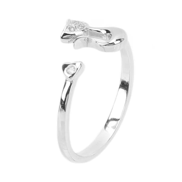 Open Ring Cat Shape Adjustable Light Cute, Trendy Women's Ring for Daily Party