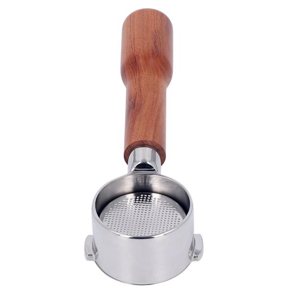 Portafilter 51mm 2 öron Bottenlöst kaffehandtag rostfritt stål för Delonghi ECO310 C1 typ Röd syragren