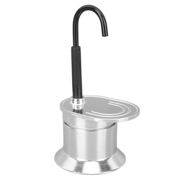 Single Tube Moka Pot 1 kop 50 ml aluminiumlegeringskander komfur italiensk kaffemaskine til udendørs fester Rejser