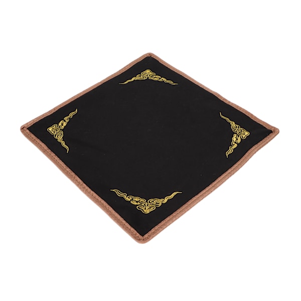 Smykke Duk Firkantet Broderi Sort og Hvid Dobbeltsidet Fløjl Duk Til Armbånd Jade Display
