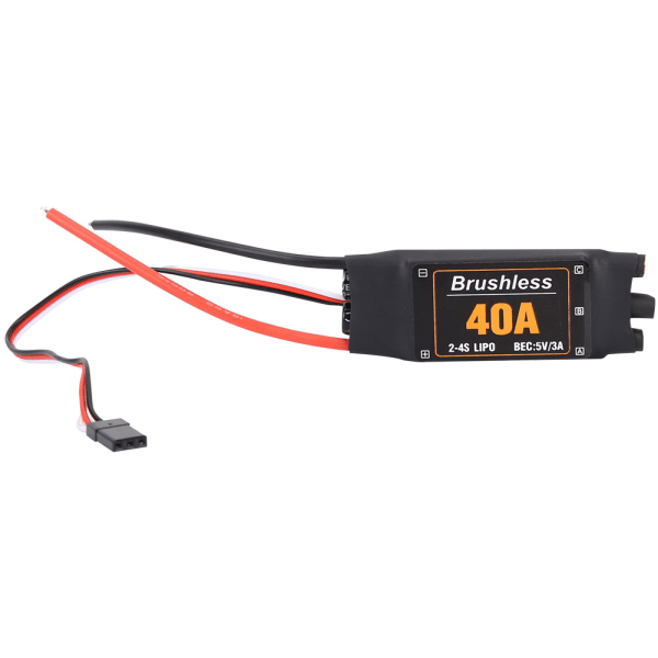 40A 2-4S ESC OPTO elektrisk hastighetsregulator för F450/S500 RC Quadcopter Drone