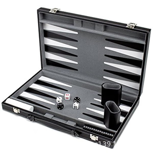 Kannettava Backgammon-peli Matkapeli Lapsille ja Aikuisten Taitettava Backgammon-lautapeli Backgammon Travel-set