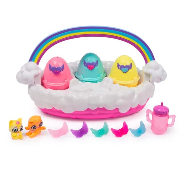 Hatchimals Alive Neon Rainbow Spring Basket flerfarget Multifärg multicolor