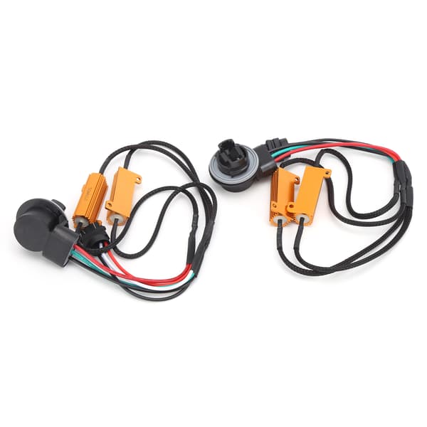 2 stk 50W 3157B LED-dekoder Lastmotstand Canbus Flash Feilfri kansellerer for bilfrontlys Tåkelys DRL