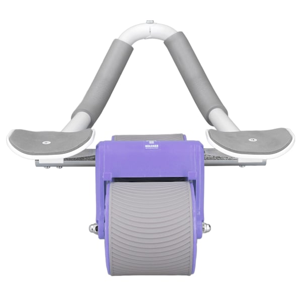 Automatiskt rebound maghjul med armbågsstöd Styrketräning Intelligent Display Core Workout Roller Lila