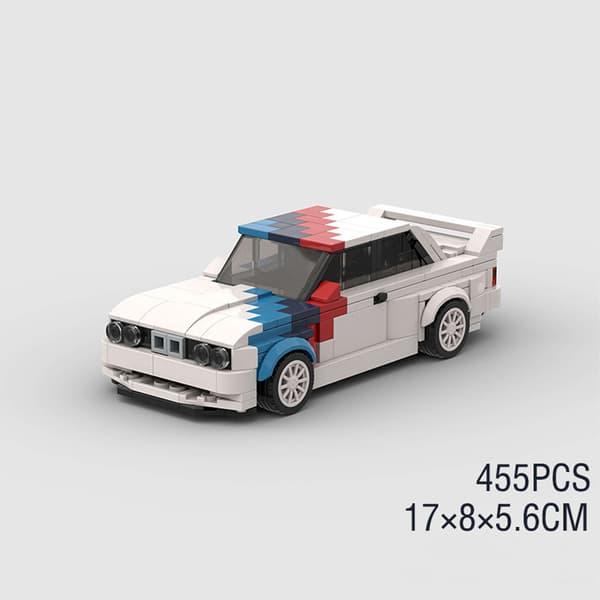 455-delad superracingbil byggset