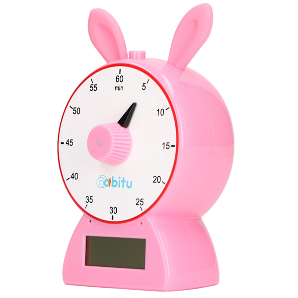 Visual Timer Kids Countdown Matlagning Time Management Timer för hem skolmaterial Study Pink