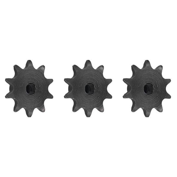 3 stk Stål kjedetrinser 8 mm stigning 6 mm D Hull 10 tenner sett 5307-1006-0010
