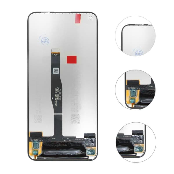 Huawei P40 Lite Näyttö/Display OEM Musta Svart black