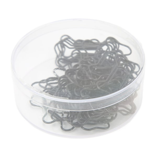 45 stk. Hundebensformede Papirclips Sorte Letvægts Notesbog Dokument Organisering Wire Bogmærke Clips