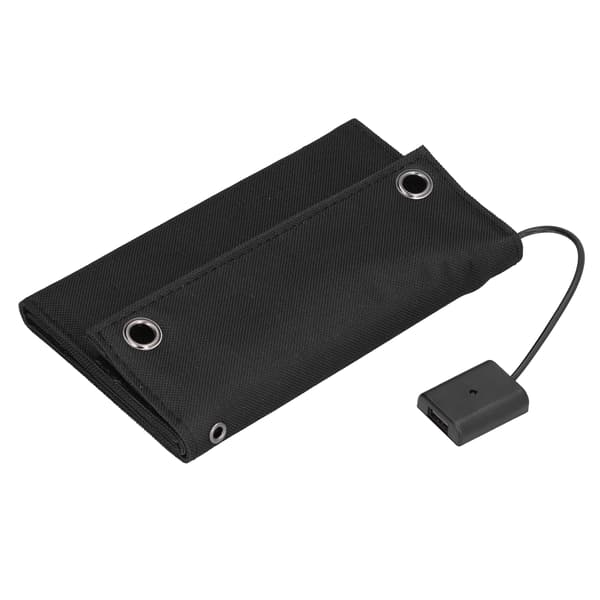 8W 5V USB Solpanel Foldbar Bærbar Monokrystallinsk Solcelleoplader til Udendørs Brug