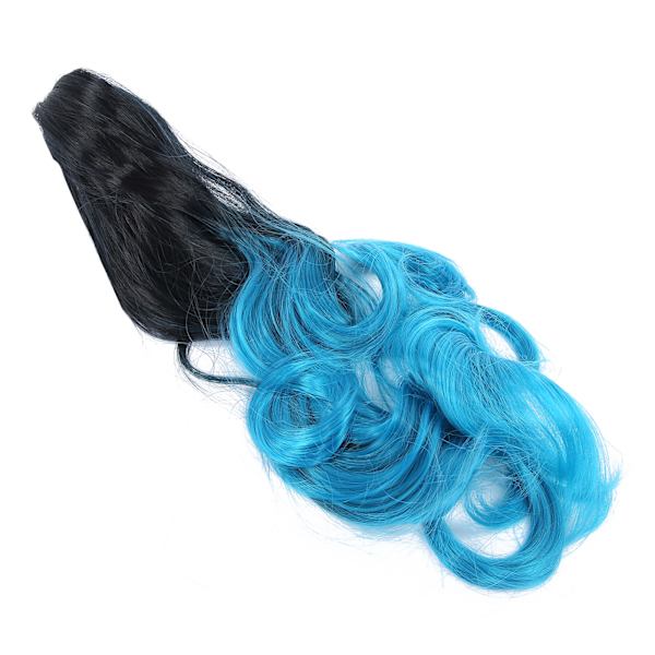 55 cm Curly Claw Clip hästsvans peruk Gradient Fashionabla syntetiska fibrer hästsvans Hårstycke1BT4535