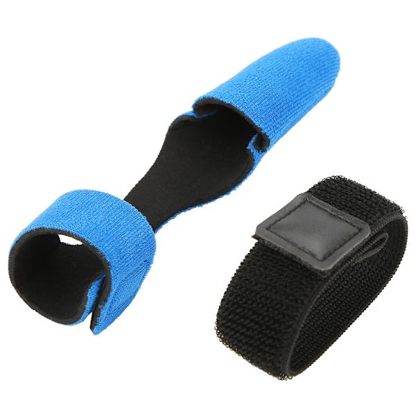 Expanderbar neopren fiskestång ärmskydd Handskskydd Cap Rod Strap Set (blå)