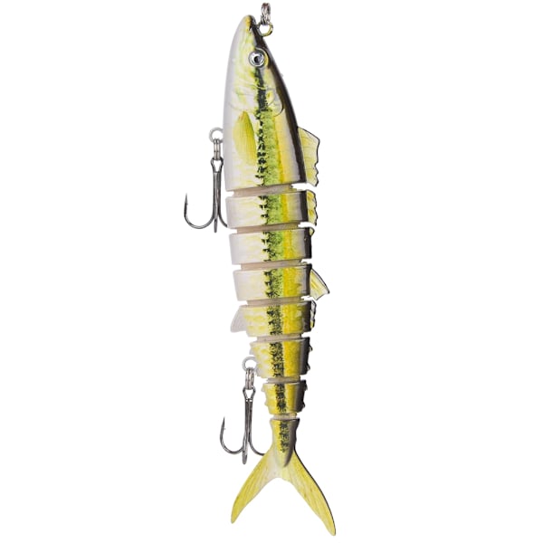 1 st Multi Sections artificiellt fiskedragbete Havsfiskeredskap Sjunkande wobbler med krok3#