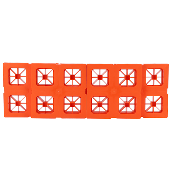 5 stk utjevningsblokker Kit Interlocking Lift AntiSlip-puter med stropp for RV Campers Trailer