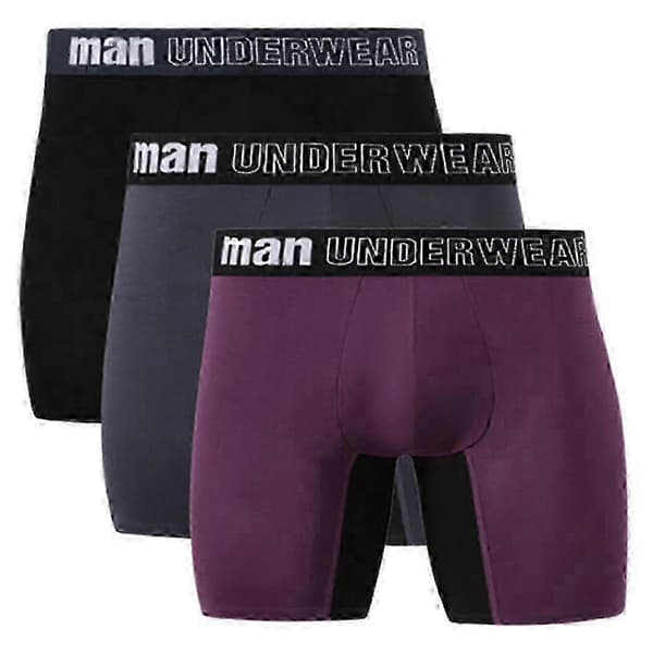 3XL til 6XL Variert pakke med herreundertøy, boksershorts og truser black M