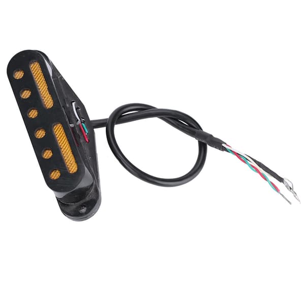 3 stk. Single Coil SSS Pickup-sett for ST Style Gitar Svart
