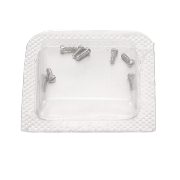 8 stk mikroklokkes reparations skruer i rustfrit stål urkasse skruer til Ballon Bleu herre 1 X 1,4 X 3,2 mm
