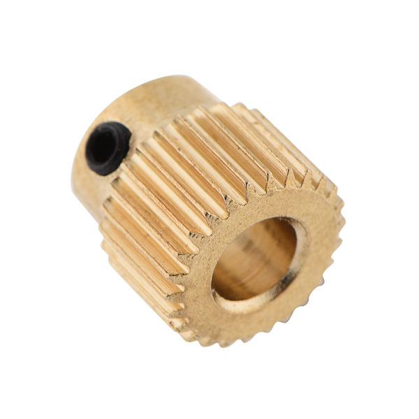 Høj kvalitet 10 stk messingdrivgear til MK7 MK8 Extruder - 3D-printer tilbehør