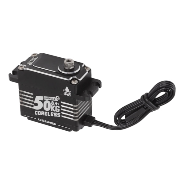 FLASH HOBBY Kjernefri Servo Høy Dreiemoment 50KG Programmerbar Vanntett RC Gear Styreservo for Robot 270° (±5°)