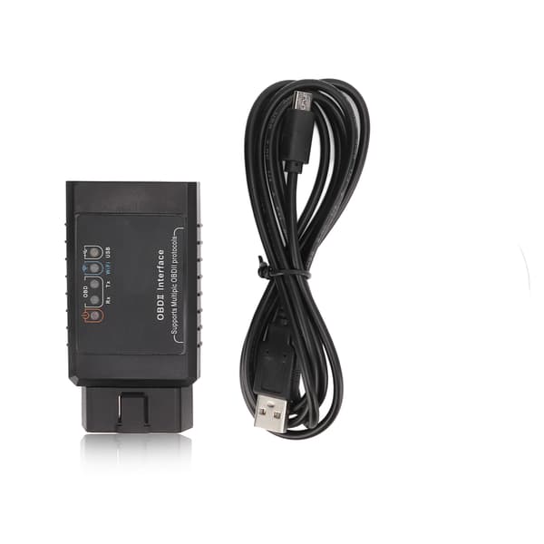 16 Pin WIFI USB Bil Diagnostikverktyg OBD2 Gränssnitt V1.5 Version för Windows XP 7 8 för Android