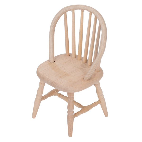 Dukkehustol i træ 1:12 Skala Enkel design Moderne stil dukkehus miniaturemøbler