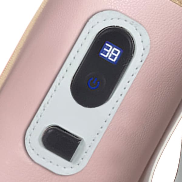 USB Baby Bottle Warmer LCD Screen Temperature Adjustable Precise Heating Waterproof Portable Milk Bottle Warmer Pink
